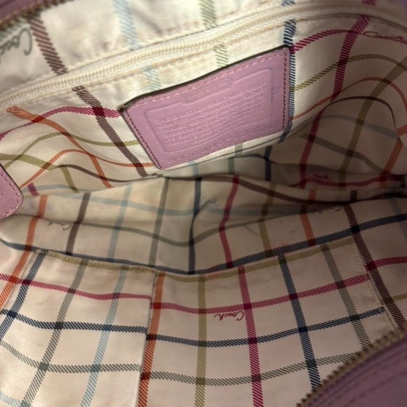 Coach Purple Leather Ergo 33 - Picture 8 of 10